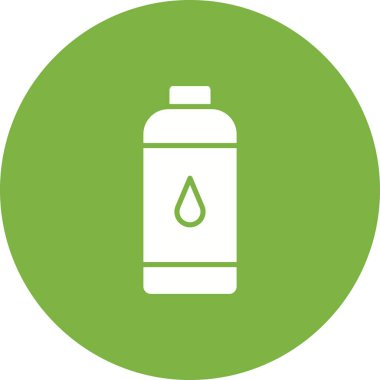 Su şişesi vektör görüntüsü. Mobil uygulama web uygulaması ve yazdırma ortamı için uygundur.