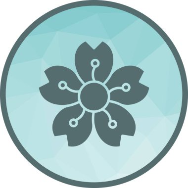 Blossom icon vector image. Suitable for mobile application web application and print media.