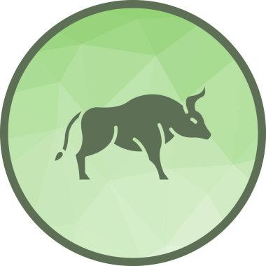 Bufalo ikonu vektör görüntüsü. Mobil uygulama web uygulaması ve yazdırma ortamı için uygundur.