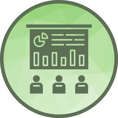 İş Tanıtım simgesi vektör görüntüsü. Mobil uygulama web uygulaması ve yazdırma ortamı için uygundur.