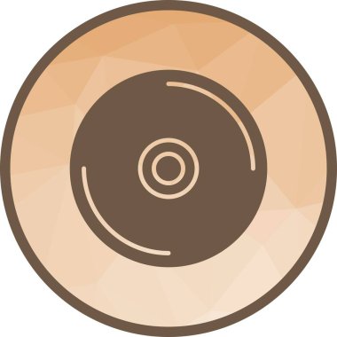 CD simgesi vektör görüntüsü. Mobil uygulama web uygulaması ve yazdırma ortamı için uygundur.