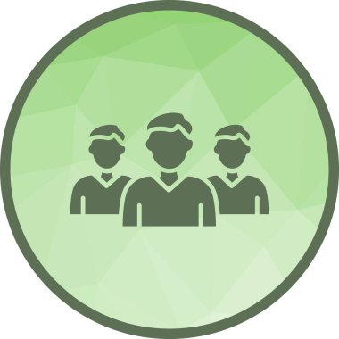 Çalışan simgesi vektör görüntüsü. Mobil uygulama web uygulaması ve yazdırma ortamı için uygundur.