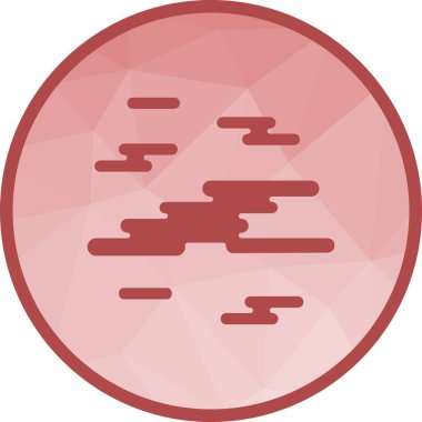 Sisli ikon vektör görüntüsü. Mobil uygulama web uygulaması ve yazdırma ortamı için uygundur.