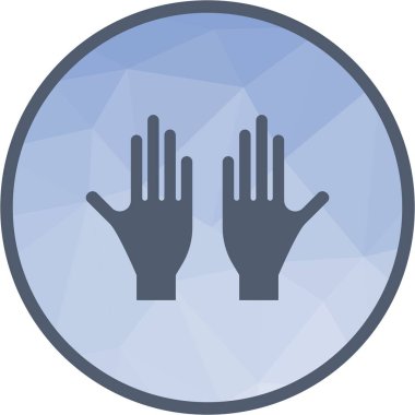 Eldiven simgesi vektör görüntüsü. Mobil uygulama web uygulaması ve yazdırma ortamı için uygundur.