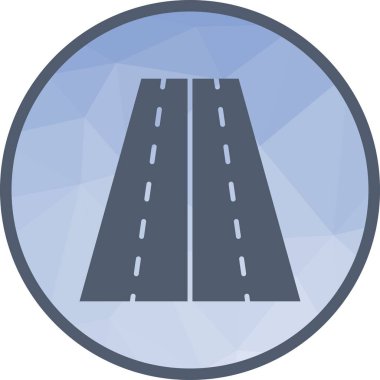 Otoyol simgesi vektör görüntüsü. Mobil uygulama web uygulaması ve yazdırma ortamı için uygundur.