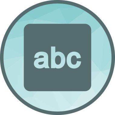 Latin harfleri simge vektör resmini girin. Mobil uygulama web uygulaması ve yazdırma ortamı için uygundur.