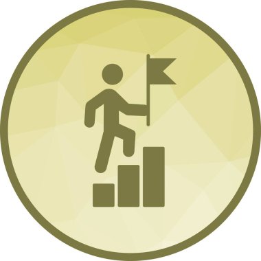 Liderlik simgesi vektör görüntüsü. Mobil uygulama web uygulaması ve yazdırma ortamı için uygundur.