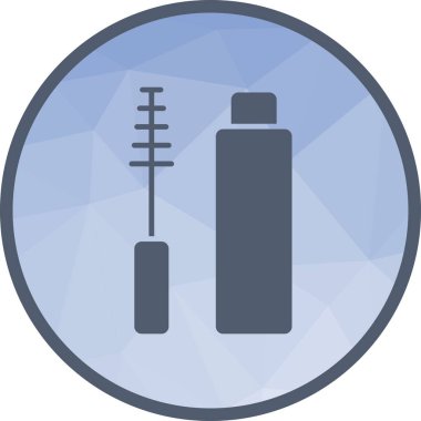 Mascara Fırça ikon vektör görüntüsü. Mobil uygulama web uygulaması ve yazdırma ortamı için uygundur.
