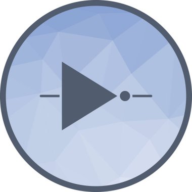 Geçit simgesi vektör resmi değil. Mobil uygulama web uygulaması ve yazdırma ortamı için uygundur.