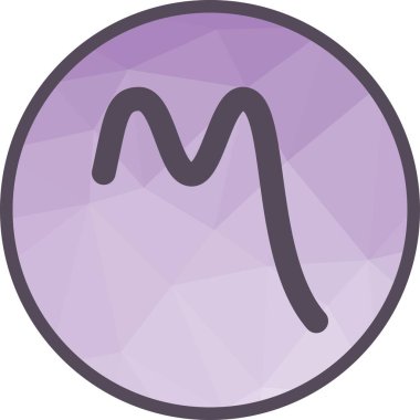 Kısmi Alternatif İşaret simgesi vektör resmi. Mobil uygulama web uygulaması ve yazdırma ortamı için uygundur.