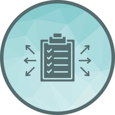 Politika Dağıtım simgesi vektör görüntüsü. Mobil uygulama web uygulaması ve yazdırma ortamı için uygundur.