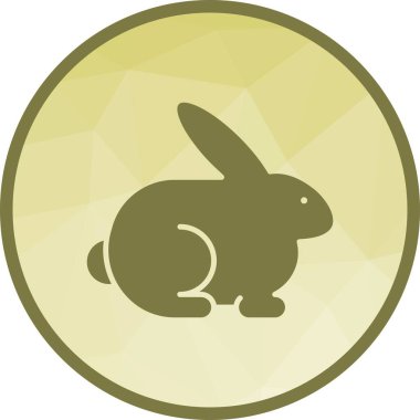 Rabbit icon vector image. Suitable for mobile application web application and print media.
