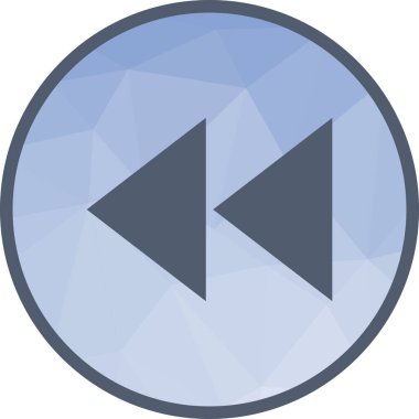 Simge vektör görüntüsünü geri al. Mobil uygulama web uygulaması ve yazdırma ortamı için uygundur.