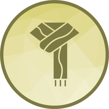 Scarf icon vector image. Suitable for mobile application web application and print media.