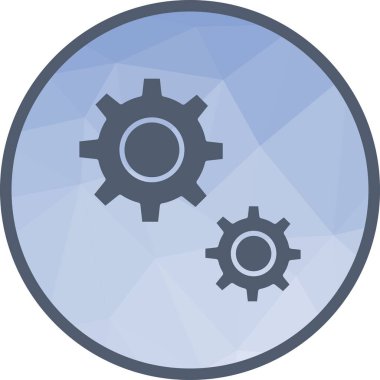 Ayarlar simge vektör resmi. Mobil uygulama web uygulaması ve yazdırma ortamı için uygundur.