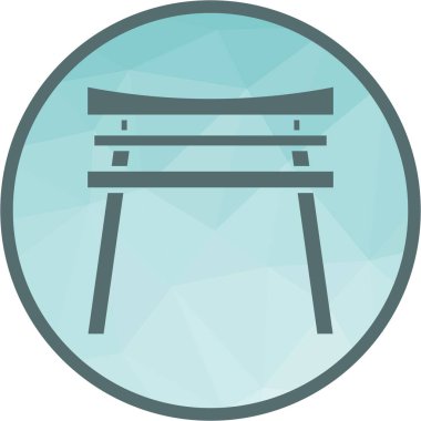 Tapınak simgesi vektör görüntüsü. Mobil uygulama web uygulaması ve yazdırma ortamı için uygundur.