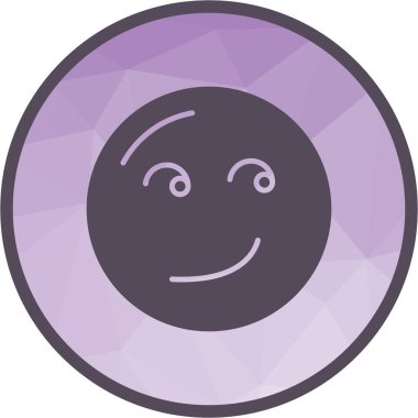 Sırıtan Yüz simgesi vektör görüntüsü. Mobil uygulama web uygulaması ve yazdırma ortamı için uygundur.