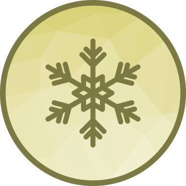 Snowflake icon vector image. Suitable for mobile application web application and print media.