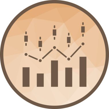 Hisse Yatırım ikonu vektör görüntüsü. Mobil uygulama web uygulaması ve yazdırma ortamı için uygundur.