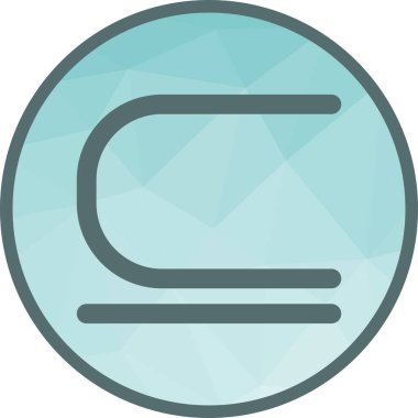 Altkümeler simge vektör görüntüsü. Mobil uygulama web uygulaması ve yazdırma ortamı için uygundur.