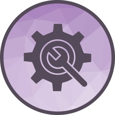 Teknik Servis simge vektör görüntüsü. Mobil uygulama web uygulaması ve yazdırma ortamı için uygundur.