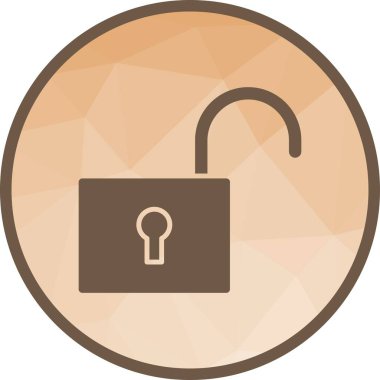 Simge vektör görüntüsünü aç. Mobil uygulama web uygulaması ve yazdırma ortamı için uygundur.