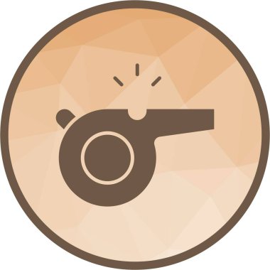 Islık simgesi vektör görüntüsü. Mobil uygulama web uygulaması ve yazdırma ortamı için uygundur.