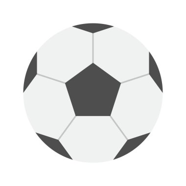 Futbol ikonu vektör görüntüsü. Mobil uygulama web uygulaması ve yazdırma ortamı için uygundur.