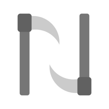 Kama simgesi vektör görüntüsü. Mobil uygulama web uygulaması ve yazdırma ortamı için uygundur.