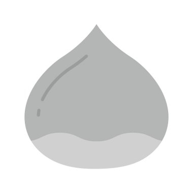 Kestane simgesi vektör görüntüsü. Mobil uygulama web uygulaması ve yazdırma ortamı için uygundur.