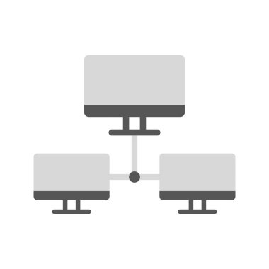 Sistem Ağı simgesi vektör resmi. Mobil uygulama web uygulaması ve yazdırma ortamı için uygundur.