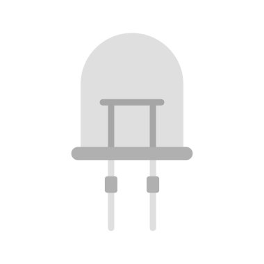 Işık Diyot simgesi vektör görüntüsü yayıyor. Mobil uygulama web uygulaması ve yazdırma ortamı için uygundur.