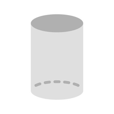 Silindir simgesi vektör görüntüsü. Mobil uygulama web uygulaması ve yazdırma ortamı için uygundur.