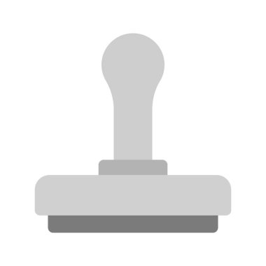 Tahta damga ikon vektör görüntüsü. Mobil uygulama web uygulaması ve yazdırma ortamı için uygundur.