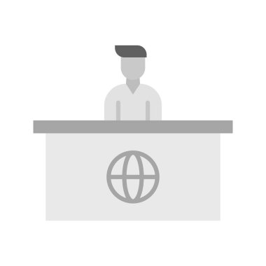 Erkek Anchor ikon vektör görüntüsü. Mobil uygulama web uygulaması ve yazdırma ortamı için uygundur.