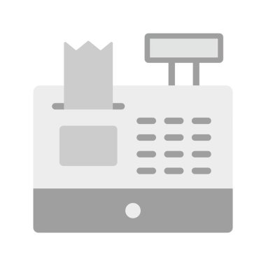 Cash Machine ikon vektör görüntüsü. Mobil uygulama web uygulaması ve yazdırma ortamı için uygundur.