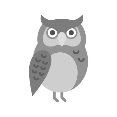 Baykuş simgesi vektör görüntüsü. Mobil uygulama web uygulaması ve yazdırma ortamı için uygundur.