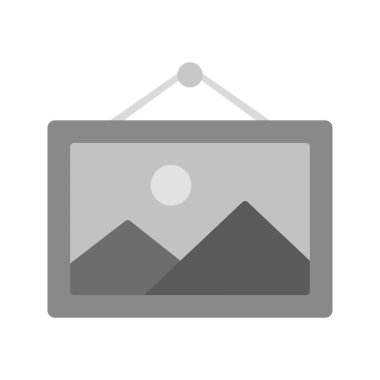 Çerçevelenmiş Resim simgesi vektör resmi. Mobil uygulama web uygulaması ve yazdırma ortamı için uygundur.