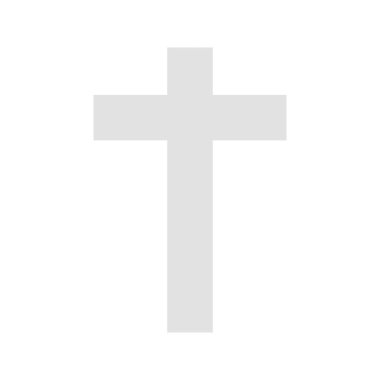 Latin haçı ikon vektör görüntüsü. Mobil uygulama web uygulaması ve yazdırma ortamı için uygundur.