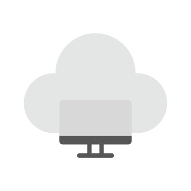 Bulut Sistemi ikon vektör görüntüsü. Mobil uygulama web uygulaması ve yazdırma ortamı için uygundur.