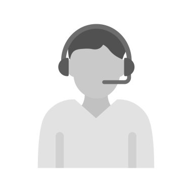 Ajan simgesi vektör resmini destekle. Mobil uygulama web uygulaması ve yazdırma ortamı için uygundur.