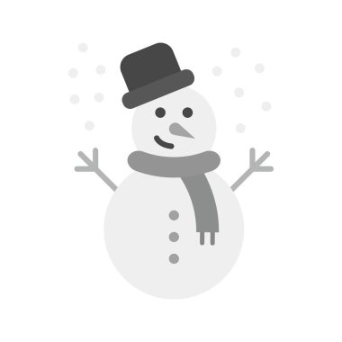 Snowman icon vector image. Suitable for mobile application web application and print media.