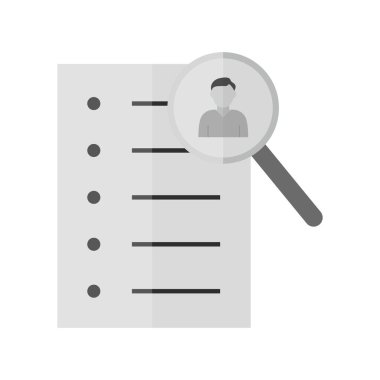 Müşteri Araştırması ikon vektör görüntüsü. Mobil uygulama web uygulaması ve yazdırma ortamı için uygundur.