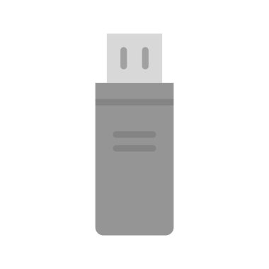 Usb Sürücüsü simge vektör görüntüsü. Mobil uygulama web uygulaması ve yazdırma ortamı için uygundur.