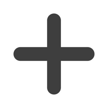 Artı simge vektör görüntüsü. Mobil uygulama web uygulaması ve yazdırma ortamı için uygundur.