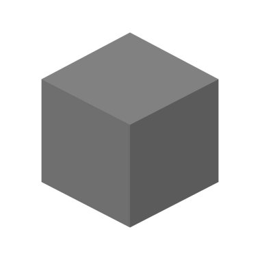 Cube icon vector image. Suitable for mobile application web application and print media. clipart