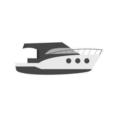 Yat simgesi vektör görüntüsü. Mobil uygulama web uygulaması ve yazdırma ortamı için uygundur.