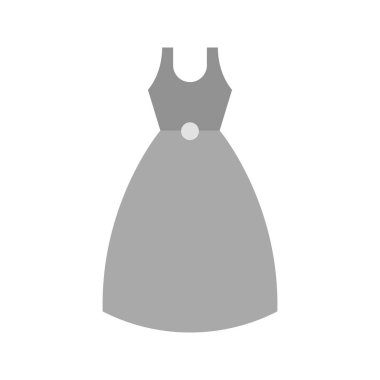 Kokteyl Elbisesi ikon vektör görüntüsü. Mobil uygulama web uygulaması ve yazdırma ortamı için uygundur.