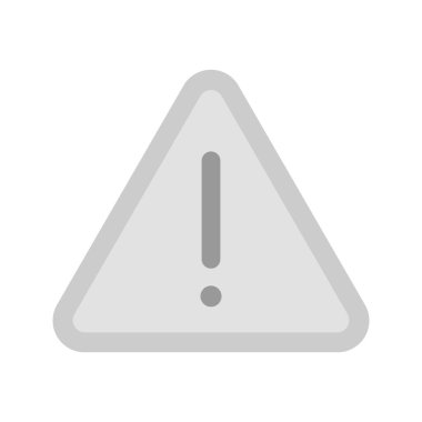 Uyarı İşareti simgesi vektör görüntüsü. Mobil uygulama web uygulaması ve yazdırma ortamı için uygundur.