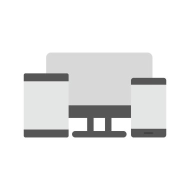 Aygıt simgesi vektör görüntüsü. Mobil uygulama web uygulaması ve yazdırma ortamı için uygundur.